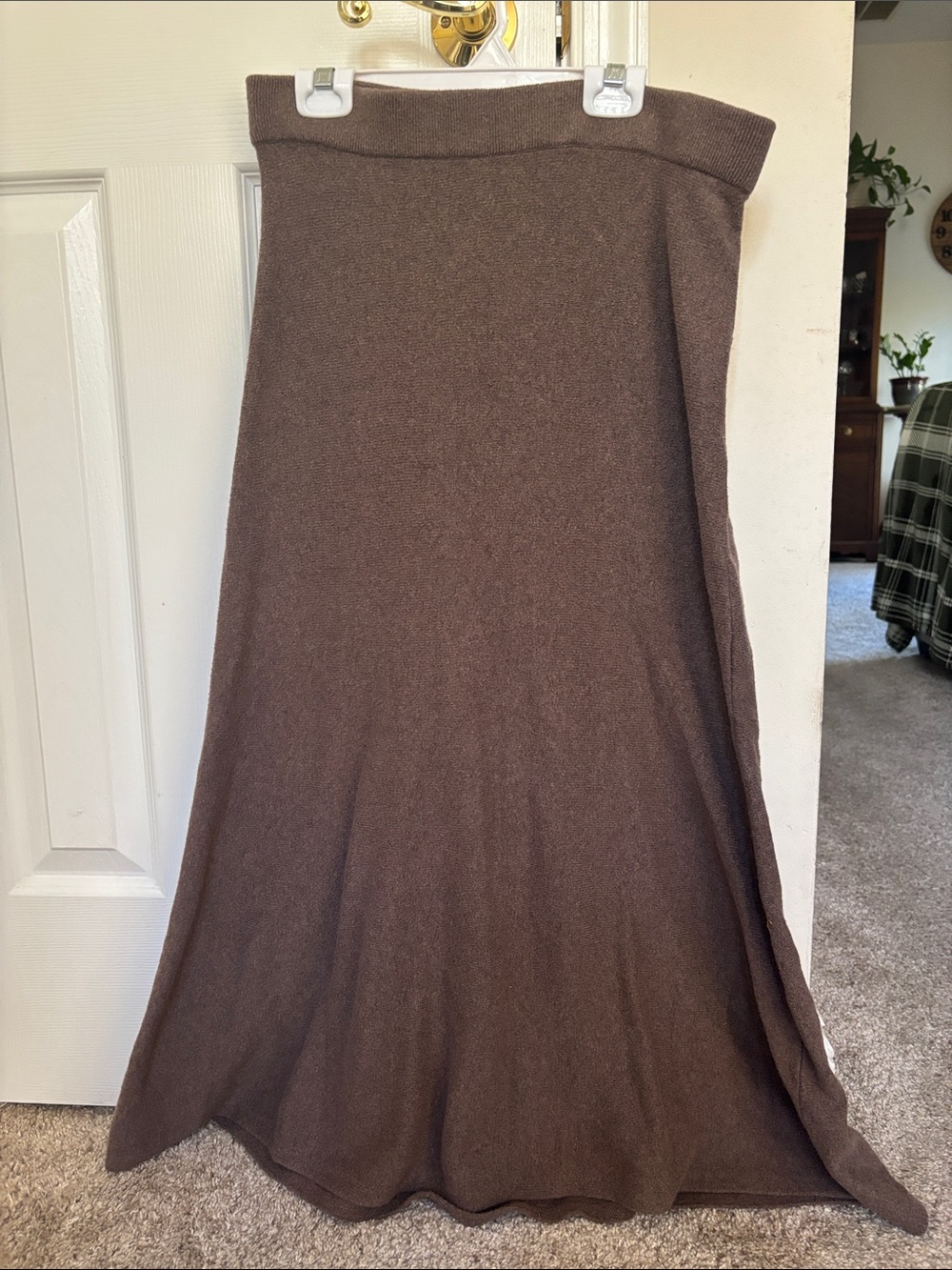 GAP Women’s XXL Brown/Taupe Flowy Knit Skirt 🤎